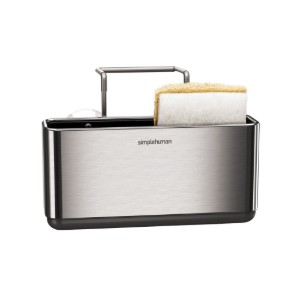 simplehuman 2 rekeszes mosogatóeszköz tartó, rozsdamentes acél