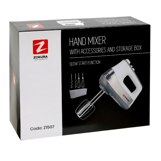 Kézi mixer 5 sebességfokozattal, 500W - Zokura