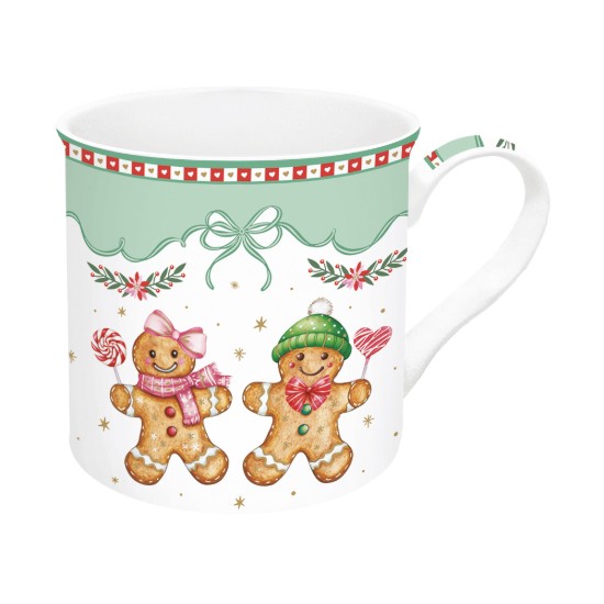 2 darabos porcelán bögre készlet, 300ml, "Sweet Christmas" - Nuova R2S