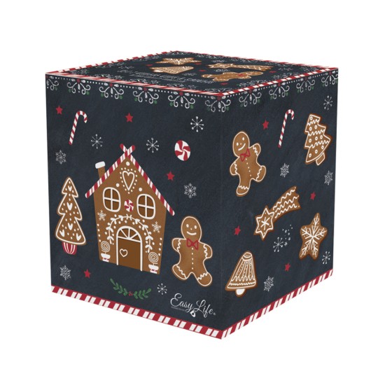 2 csésze készlet csészealjjal, 100 ml, porcelán, "Gingerbread" - Nuova R2S