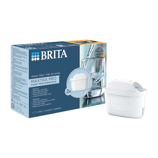 2 darabos BRITA MAXTRA PRO Pure Performance vízszűrő készlet