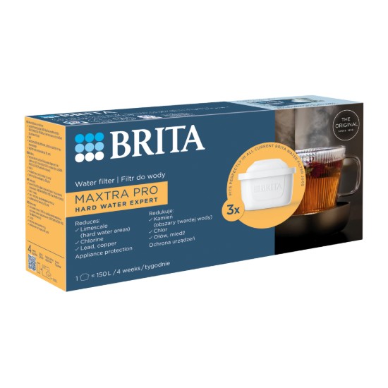 BRITA - 3 db Maxtra Pro Hard Water Expert vízszűrő patron
