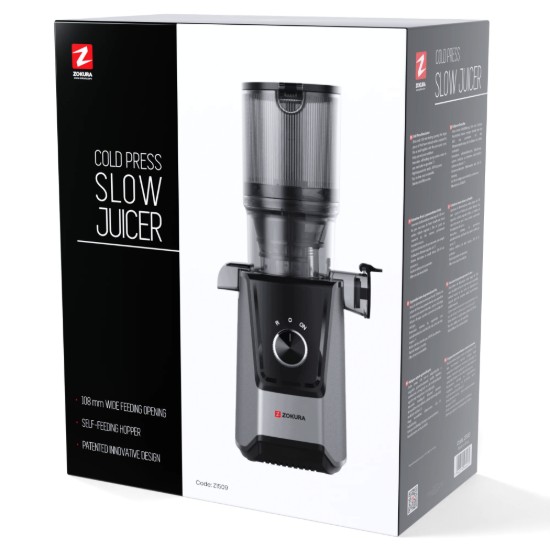 Elektromos lassú facsaró hidegen sajtolva, 200W - Zokura