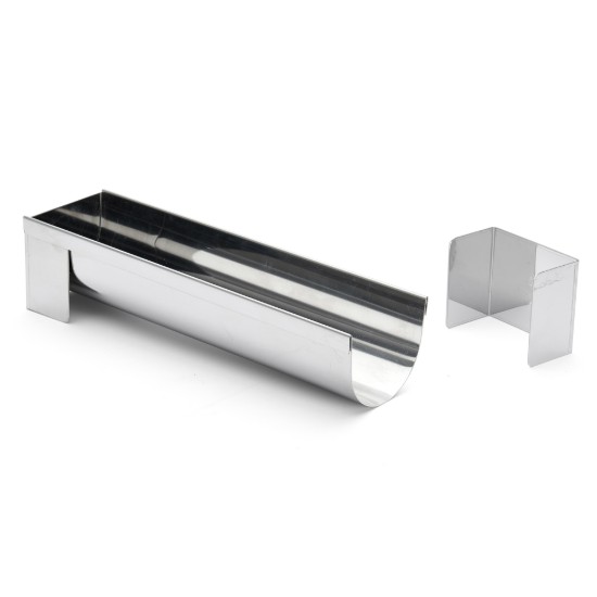 Félkör alakú "Yule" forma, rozsdamentes acél, 30 x 6,5 cm - de Buyer