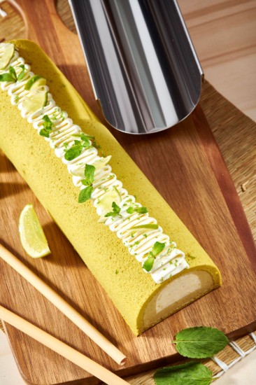 Félkör alakú "Yule" forma, rozsdamentes acél, 30 x 6,5 cm - de Buyer