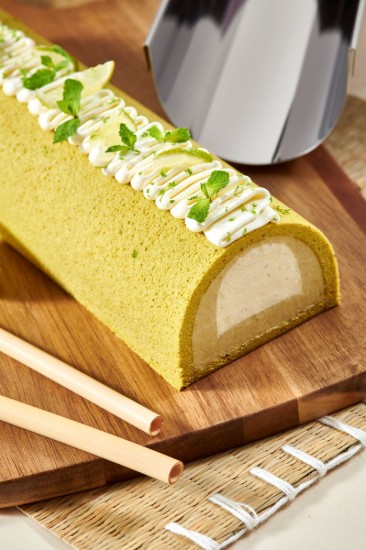 Félkör alakú "Yule" forma, rozsdamentes acél, 30 x 6,5 cm - de Buyer