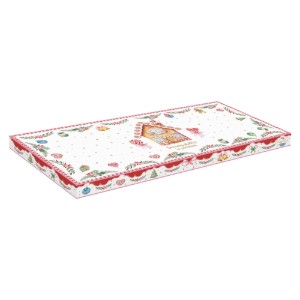 Tálalótál, porcelán, 36 x 16 cm, "Sweet Christmas" - Nuova R2S
