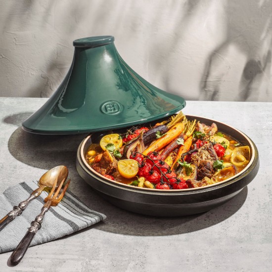 Kerámia tajine, 33,5 cm / 4 L, "Delight", Cedre - Emile Henry