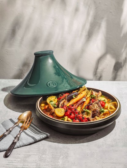 Kerámia tajine, 33,5 cm / 4 L, "Delight", Cedre - Emile Henry