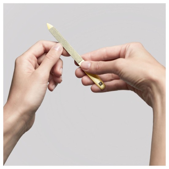 Körömreszelő, rozsdamentes acél/zafír, 130 mm, GOLD - Zwilling PREMIUM