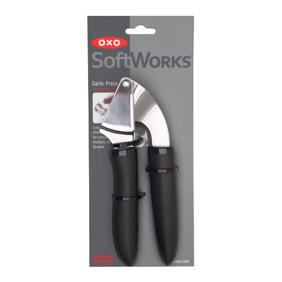 Fokhagymaprés, rozsdamentes acél, "SoftWorks" - OXO
