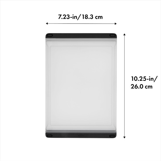 Vágódeszka, műanyag, 26 x 18,3 cm, "Good Grips" - OXO