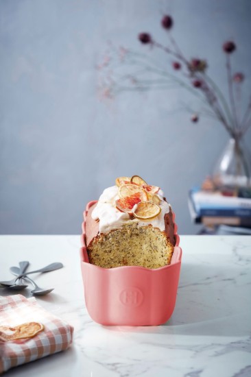 Piskóta tálca, kerámia, 28,5 x 13cm / 1,8 L, Rose Candy - Emile Henry