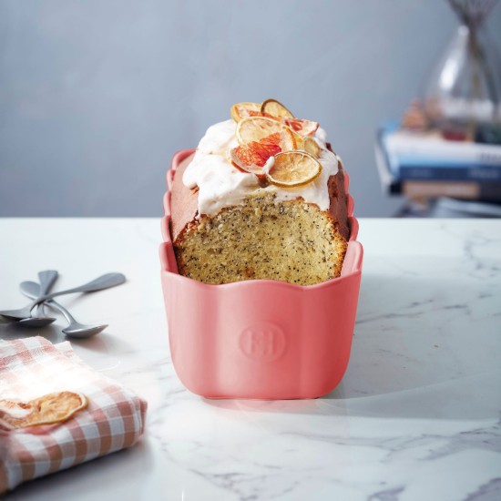 Piskóta tálca, kerámia, 28,5 x 13cm / 1,8 L, Rose Candy - Emile Henry