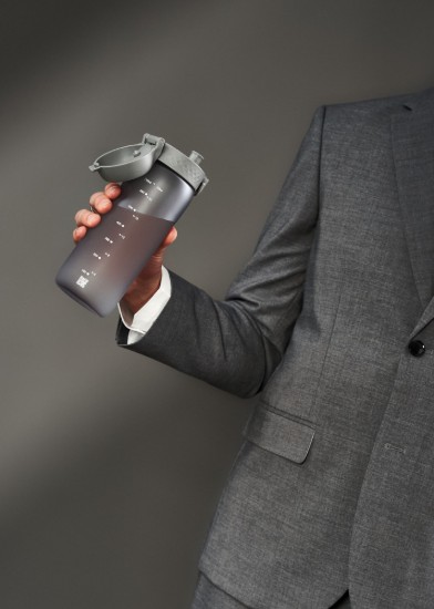 Vizespalack, újrahasznosított, 750ml, szürke - Ion8