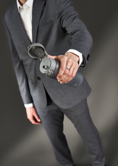 Vizespalack, újrahasznosított, 750ml, szürke - Ion8