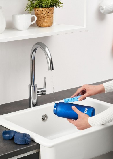 Vizespalack, újrahasznosított, 750ml, sötétkék - Ion8