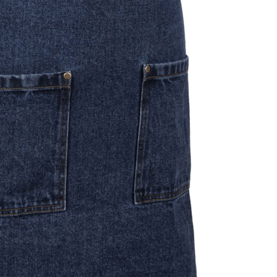 "Denim" konyhai kötény, kék - Tiseco