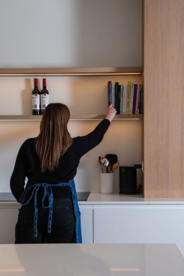 "Denim" konyhai kötény, kék - Tiseco