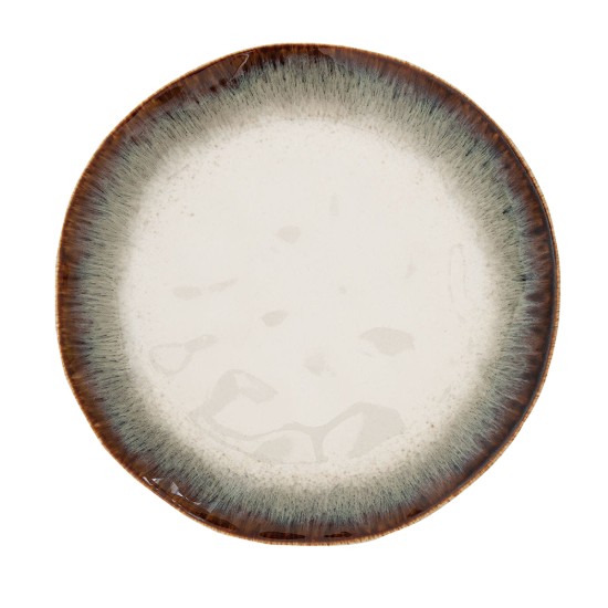 Porcelántányér, 21 cm, Barna, "Nuances" - Nuova R2S