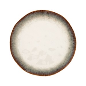 Porcelántányér, 26 cm, Barna, "Nuances" - Nuova R2S