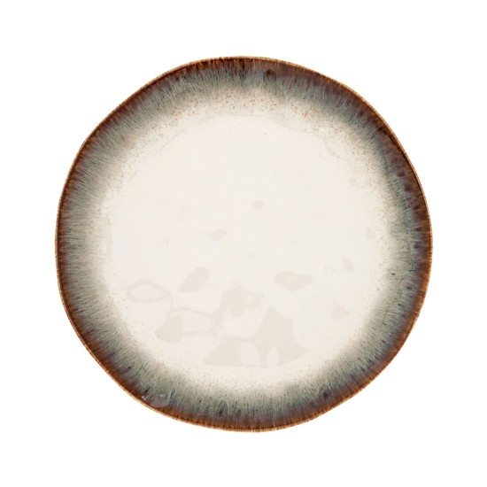Porcelántányér, 26 cm, Barna, "Nuances" - Nuova R2S