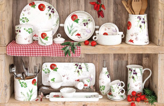 Nuova R2S - "HOME & KITCHEN" Tárolóedény, porcelán, 10,5 cm