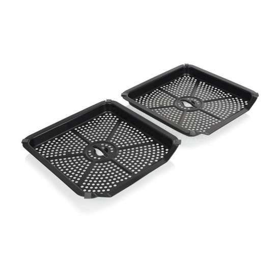 Dupla forrólevegős fritőz, 5,6+5,6 L, 3000W, Fekete - Princess