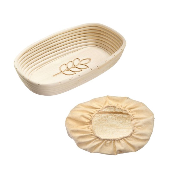 Ovális kelesztőkosár, fonott, 34 x 20,5 cm - Westmark