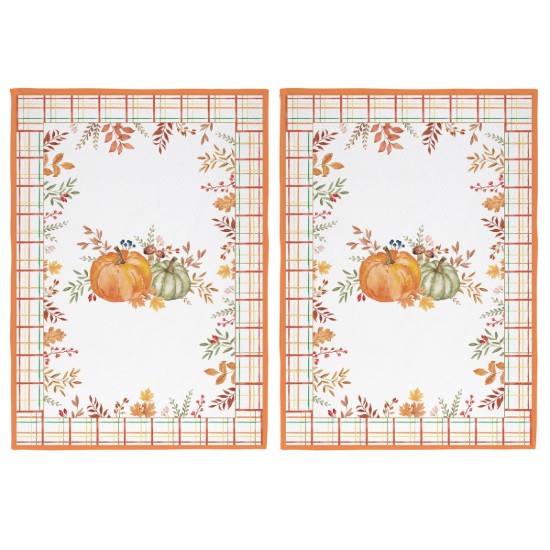 2 db konyharuhát tartalmazó készlet, pamut, 70 x 50 cm, "Harvest - Nuova R2S