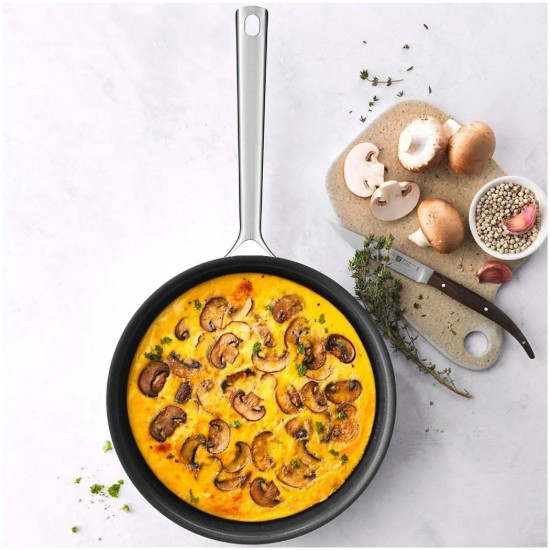 2 db tapadásmentes serpenyő készlet, rozsdamentes acél, 24 / 28 cm, "TrueFlow" - Zwilling