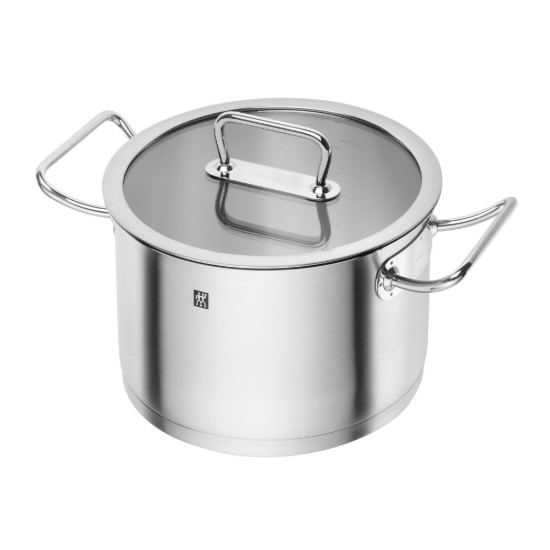 Rozsdamentes acél fazék, fedővel, 24 cm/6,2 l, "ZWILLING Pro" - Zwilling