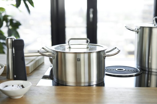 Rozsdamentes acél fazék, fedővel, 24 cm/6,2 l, "ZWILLING Pro" - Zwilling