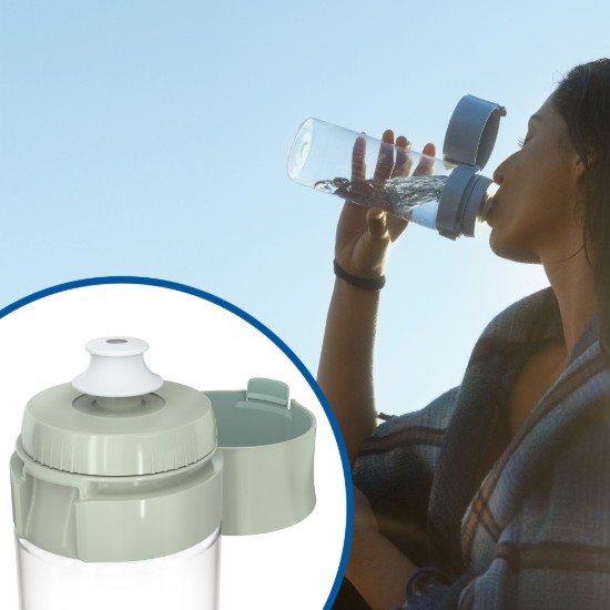 BRITA Vital vízszűrős kulacs, 600 ml (világoszöld) + 2db microdisc
