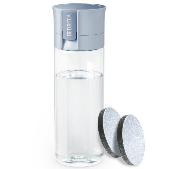 BRITA Vital vízszűrős kulacs, 600 ml (világoskék) + 2db microdisc