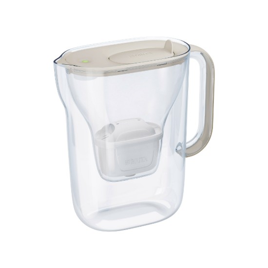 BRITA - Style Essential vízszűrő kancsó  + 1+1db Maxtra Pro szűrő patron, 2,4 L (homok)