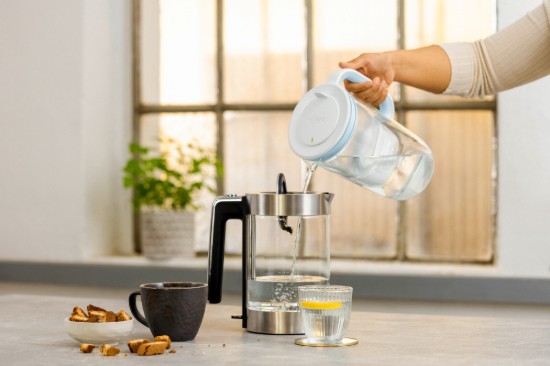 BRITA - ONE űveg vízszűrő kancsó  + 1db PP Maxtra Pro szűrő patron, 2,5L (világoskék)