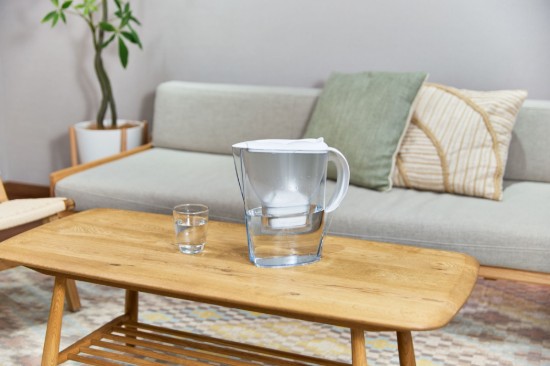 BRITA - Marella vízszűrő kancsó  + 1db PP Maxtra Pro szűrő patron, 2,4 L (fehér)