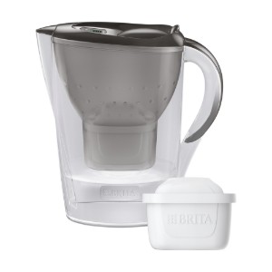 BRITA - Marella vízszűrő kancsó StarterPack + 3db PP Maxtra Pro szűrő patron, 2,4 L (szürke)