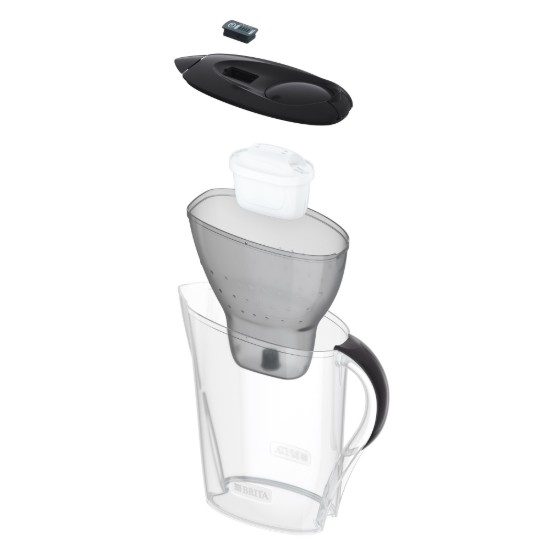 BRITA - Marella vízszűrő kancsó  + 1db PP Maxtra Pro szűrő patron, 2,4 L (szürke)