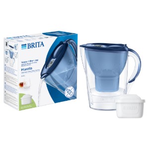 BRITA - Marella vízszűrő kancsó  + 1db PP Maxtra Pro szűrő patron 2,4 L (kék)