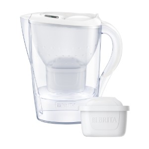 BRITA - Marella vízszűrő kancsó StarterPack + 3db PP Maxtra Pro szűrő patron, 2,4 L (fehér)