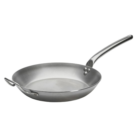 Szénacél serpenyő, 32 cm, "CARBON PLUS" - de Buyer