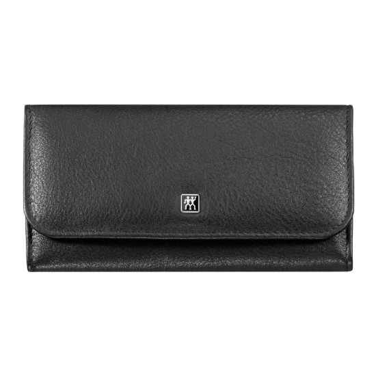 5 részes manikűrkészlet, rozsdamentes acél, bőrtok, fekete - Zwilling Classic Inox