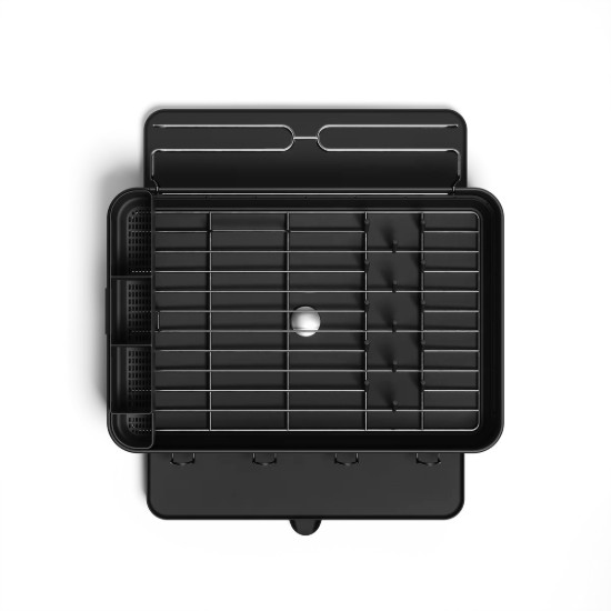 Edénysütő, rozsdátlan, 56.6 x 51.4 x 29.2 cm, matt fekete - simplehuman