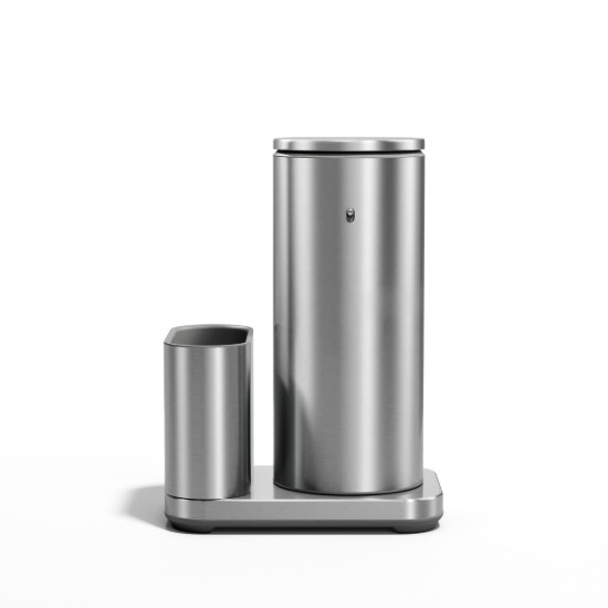 Szappanadagoló szenzorral és szivacstartóval, 414 ml, rozsdamentes acél, Brushed - simplehuman