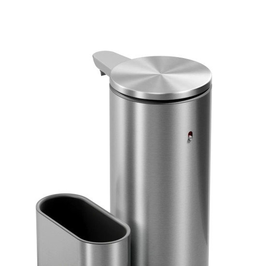 Szappanadagoló szenzorral és szivacstartóval, 414 ml, rozsdamentes acél, Brushed - simplehuman