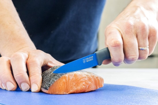 Colourworks - Kés hámozáshoz 9,5 cm, Kék