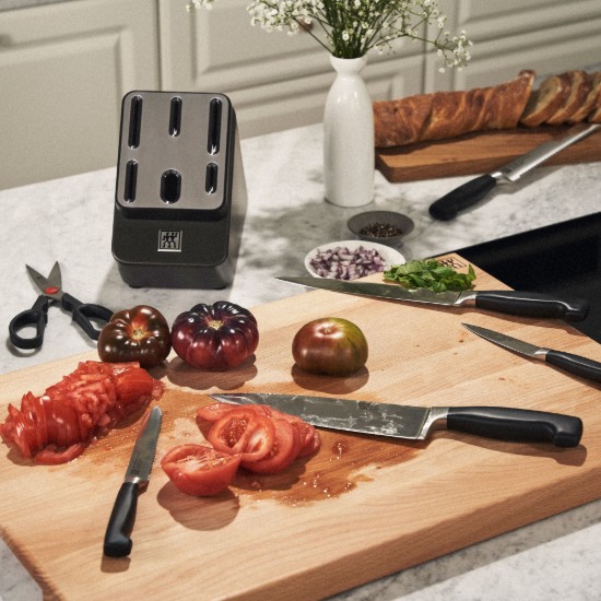 7 darabos késkészlet, beépített élezőmodullal, "TWIN Four Star" - Zwilling