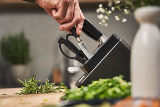 7 darabos késkészlet, beépített élezőmodullal, "TWIN Four Star" - Zwilling